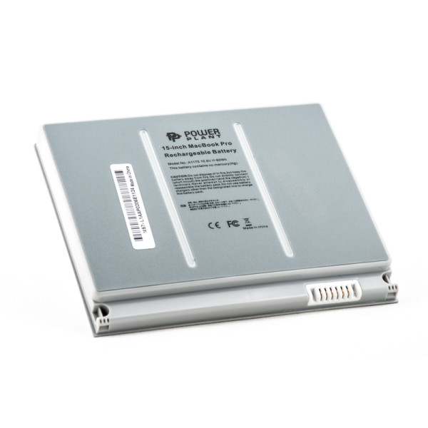Аккумулятор PowerPlant для ноутбуков Apple MacBook Pro 15" (A1175) 10,8V 5200mAh